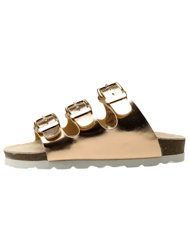 lamino Clogs & Pantoletten·Pantoletten^Pantoletten in Gold