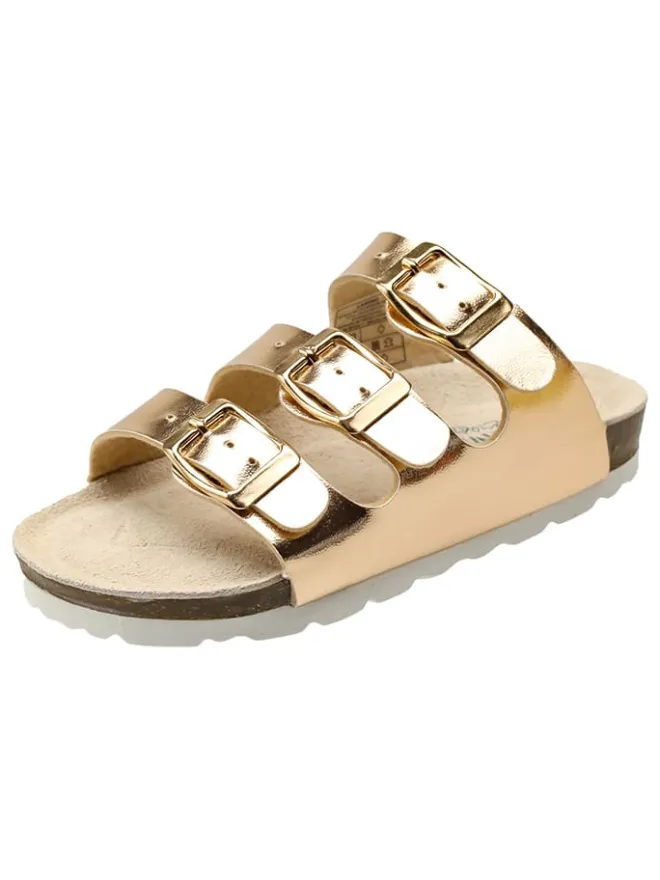 lamino Clogs & Pantoletten·Pantoletten^Pantoletten in Gold