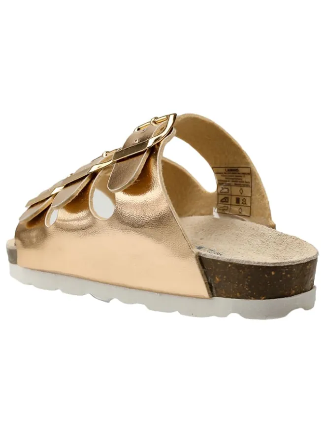 lamino Clogs & Pantoletten·Pantoletten^Pantoletten in Gold