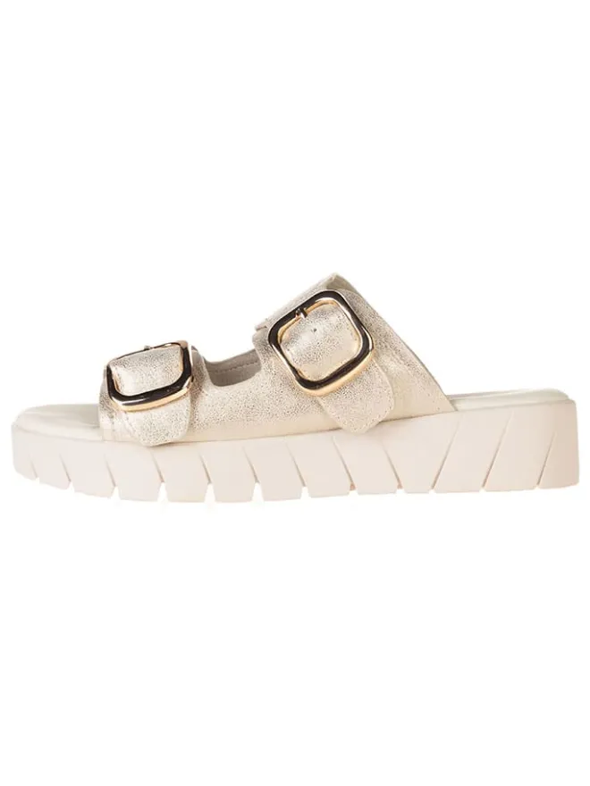 s.Oliver Clogs & Pantoletten^Pantoletten in Gold