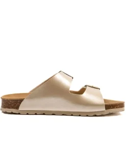 billowy Clogs & Pantoletten^Pantoletten in Gold