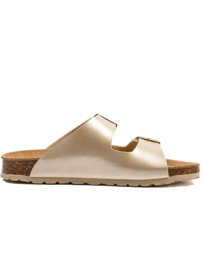 billowy Clogs & Pantoletten^Pantoletten in Gold