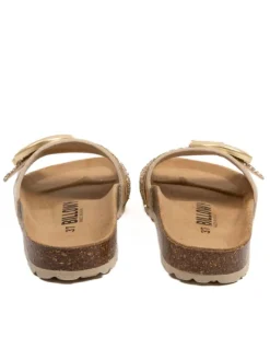 billowy Clogs & Pantoletten^Pantoletten in Gold