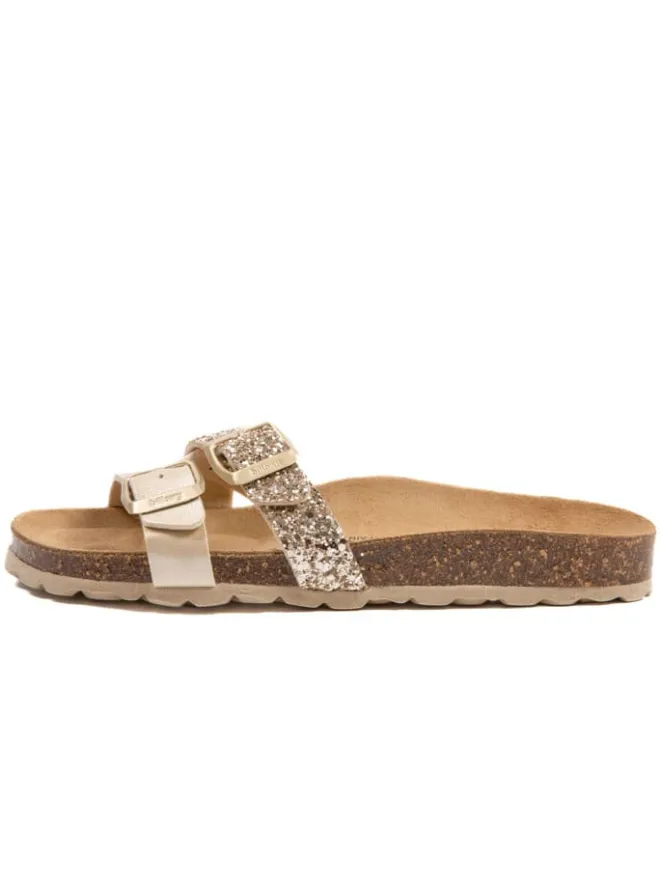 Pantoletten in Gold>billowy Outlet