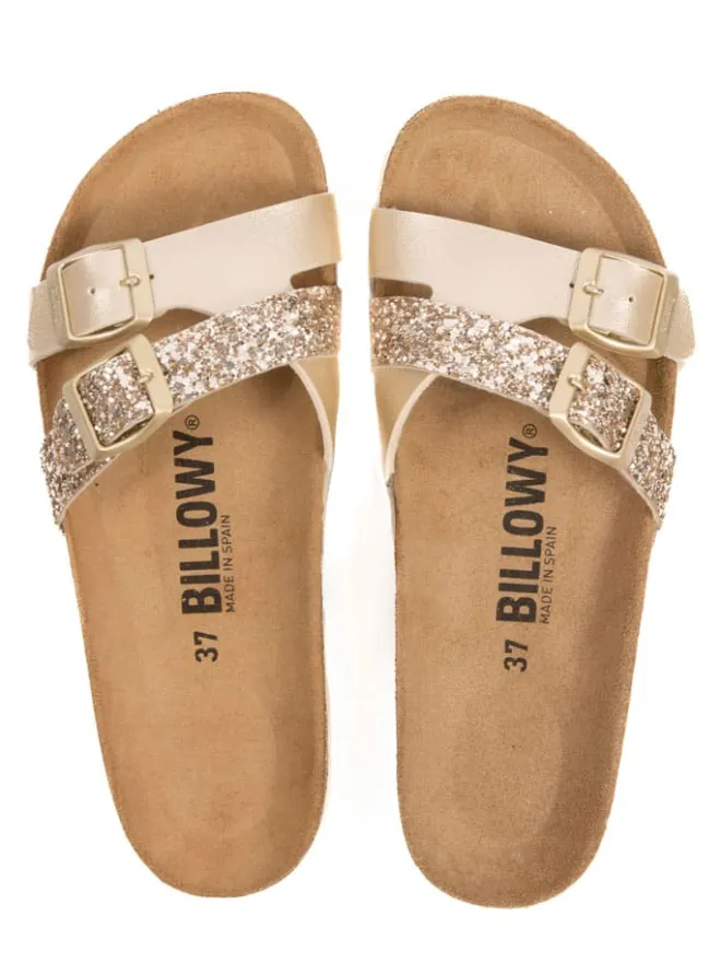 Pantoletten in Gold>billowy Outlet