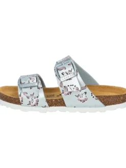 palado Clogs & Pantoletten·Pantoletten^Pantoletten in Hellblau Metallic Unicorn