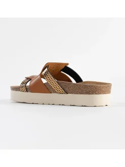 Sunbay Clogs & Pantoletten^Pantoletten in Hellbraun