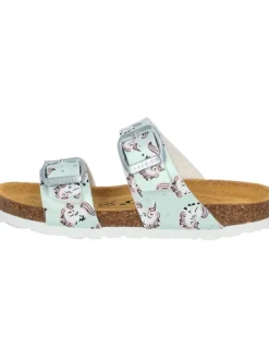 Pantoletten in Hellgrün Metallic Unicorn>palado Outlet