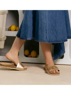 Palado Clogs & Pantoletten·Pantoletten^Pantoletten in khaki