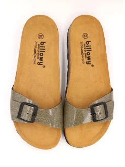 billowy Hausschuhe|Sandalen & Pantoletten^Pantoletten in Khaki