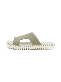 Pantoletten in Khaki>Ilse Jacobsen Discount