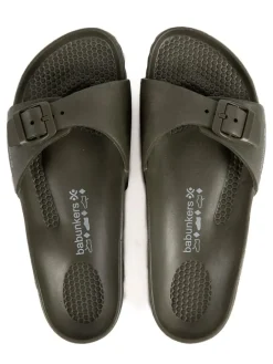 BABUNKERS Family Clogs & Pantoletten^Pantoletten in Khaki