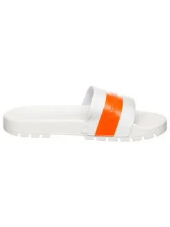 Calvin Klein Hausschuhe|Sandalen & Pantoletten^Pantoletten in Orange/ Weiß