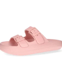 C'M Clogs & Pantoletten^Pantoletten in Rosa
