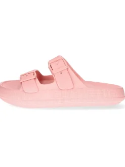 C'M Clogs & Pantoletten^Pantoletten in Rosa