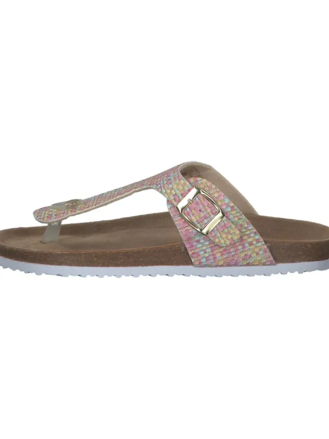 Supremo Clogs & Pantoletten·Pantoletten^Pantoletten in rose multi