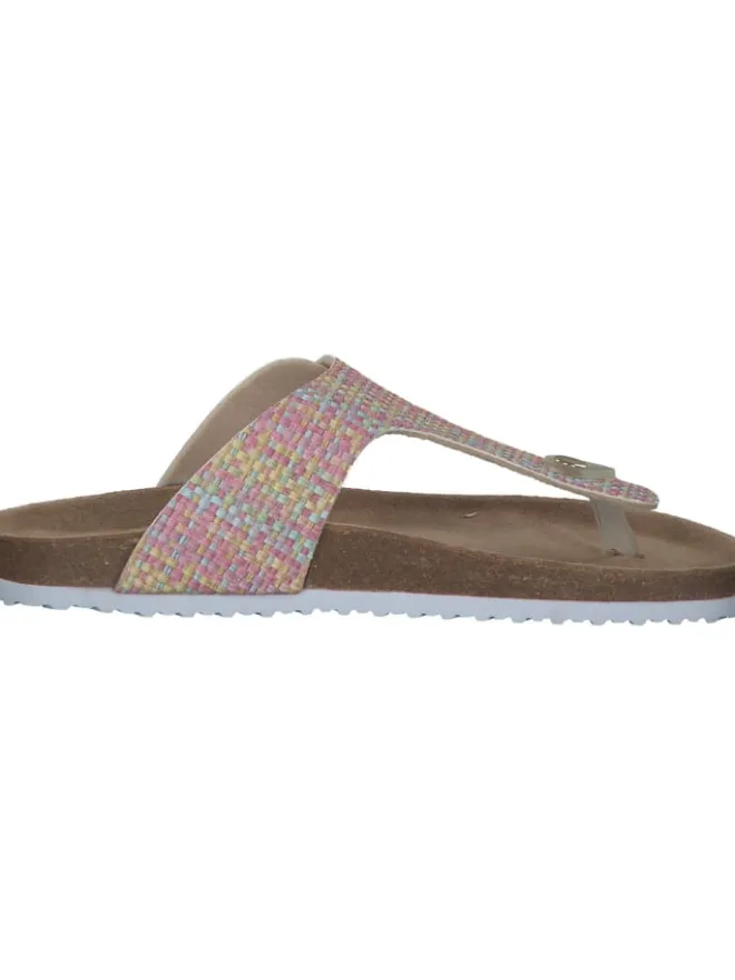 Supremo Clogs & Pantoletten·Pantoletten^Pantoletten in rose multi