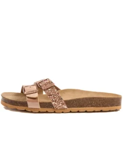 Pantoletten in Rosegold>billowy Sale