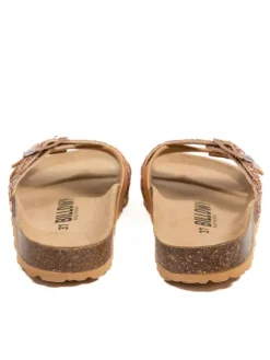 Pantoletten in Rosegold><noscript><img width=
