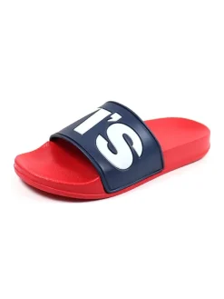 Levi´s Clogs & Pantoletten·Pantoletten^Pantoletten in Rot/ Dunkelblau