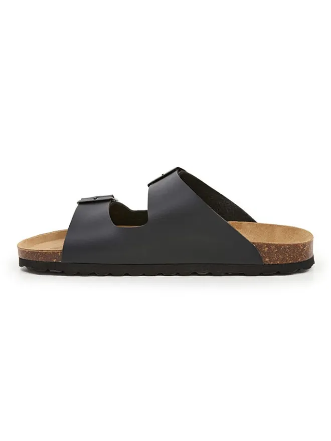 Pantoletten in Schwarz>billowy Hot