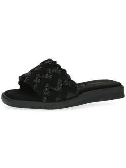 Caprice Clogs & Pantoletten^Pantoletten in Schwarz