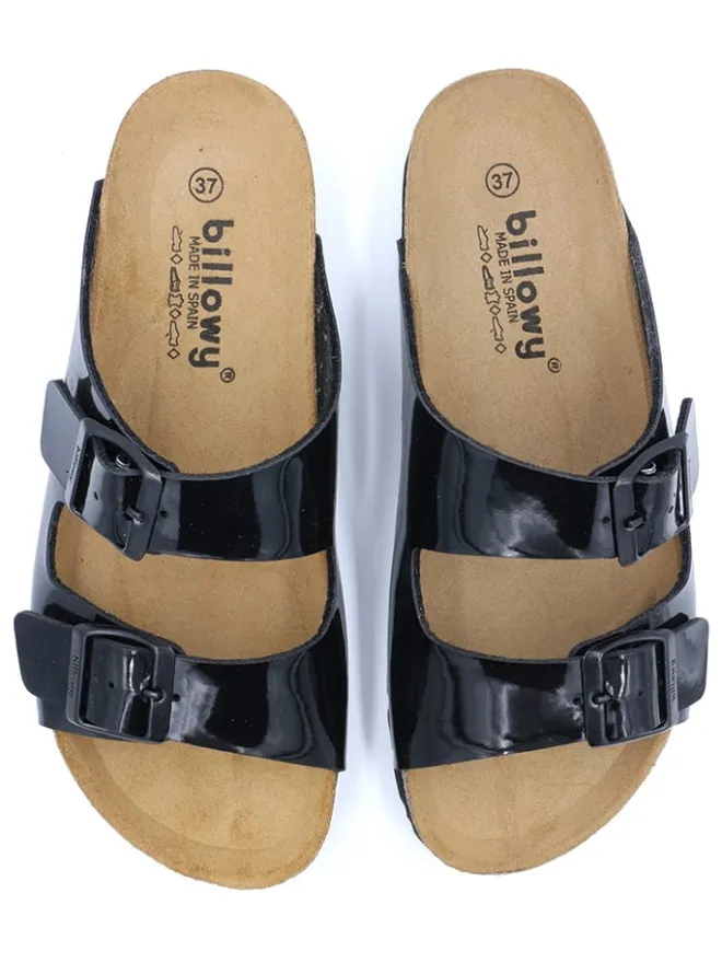 billowy Clogs & Pantoletten^Pantoletten in Schwarz