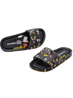 Melissa Clogs & Pantoletten·Pantoletten^Pantoletten in Schwarz