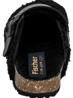 Fischer Markenschuh Clogs & Pantoletten·Pantoletten^Pantoletten in Schwarz