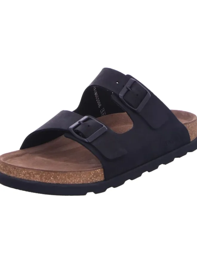 rieker Sandalen & Pantoletten^Pantoletten in schwarz