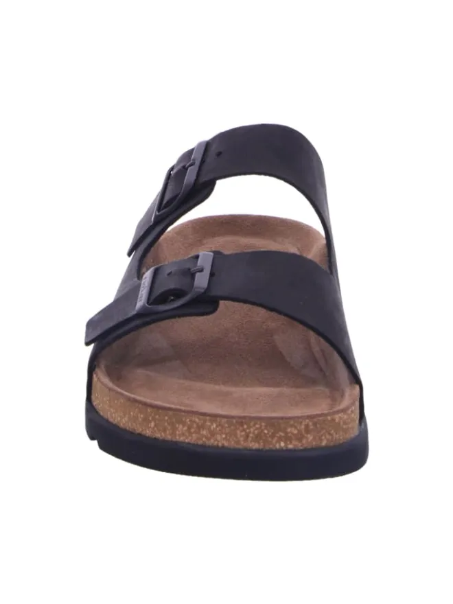 rieker Sandalen & Pantoletten^Pantoletten in schwarz