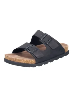 rieker Sandalen & Pantoletten^Pantoletten in Schwarz