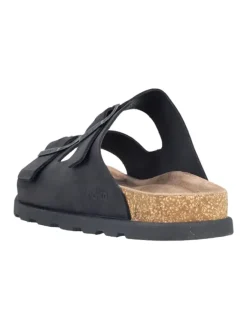 rieker Sandalen & Pantoletten^Pantoletten in Schwarz