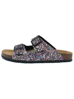 Pantoletten in Schwarz/ Bunt>billowy Outlet