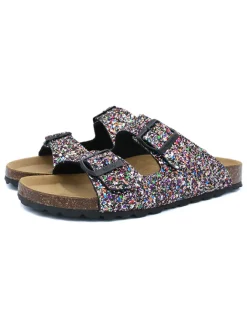 Pantoletten in Schwarz/ Bunt>billowy Outlet