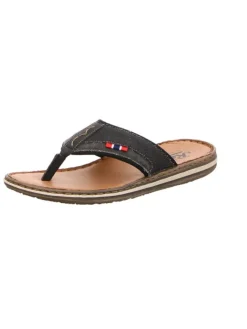 rieker Sandalen & Pantoletten^Pantoletten in schwarz/anthrazit