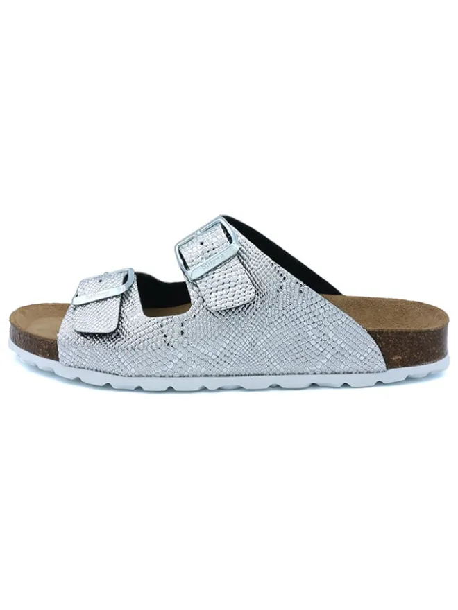billowy Clogs & Pantoletten^Pantoletten in Silber