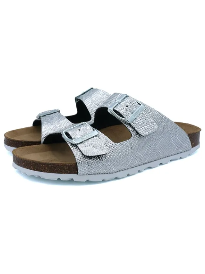 billowy Clogs & Pantoletten^Pantoletten in Silber