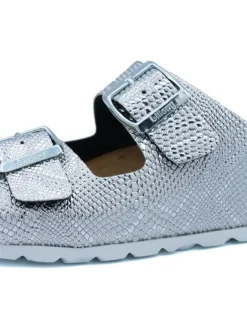 billowy Clogs & Pantoletten^Pantoletten in Silber