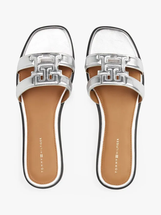 Tommy Hilfiger Shoes Clogs & Pantoletten^Pantoletten in Silber
