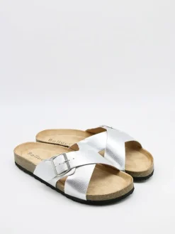 Bellucci Clogs & Pantoletten^Pantoletten in Silber