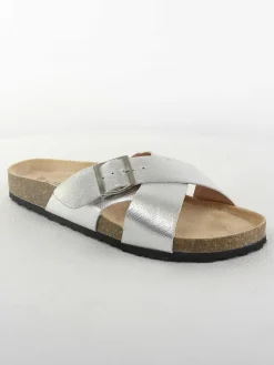 Bellucci Clogs & Pantoletten^Pantoletten in Silber