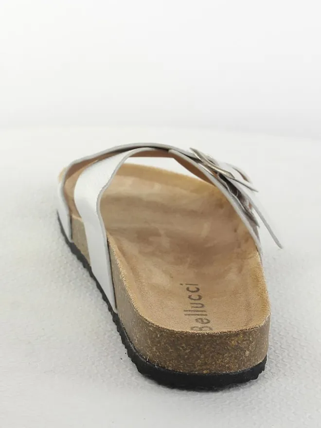 Bellucci Clogs & Pantoletten^Pantoletten in Silber