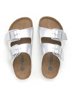 SABOKETS Clogs & Pantoletten·Pantoletten^Pantoletten in Silber