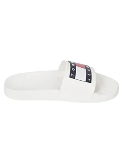 Pantoletten in Weiß>Tommy Hilfiger Shoes New