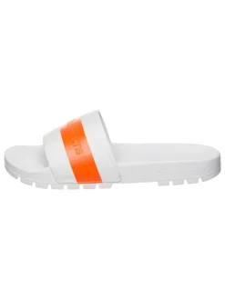 Calvin Klein Hausschuhe|Sandalen & Pantoletten^Pantoletten in Weiß/ Orange