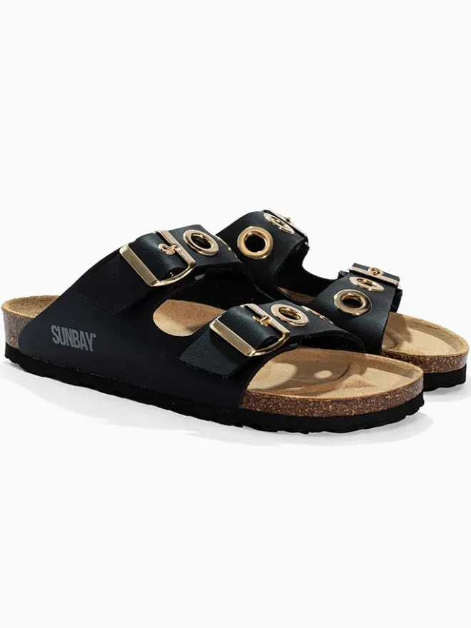 Pantoletten "Jane" in Schwarz>Sunbay Outlet