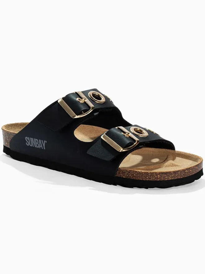 Pantoletten "Jane" in Schwarz>Sunbay Outlet