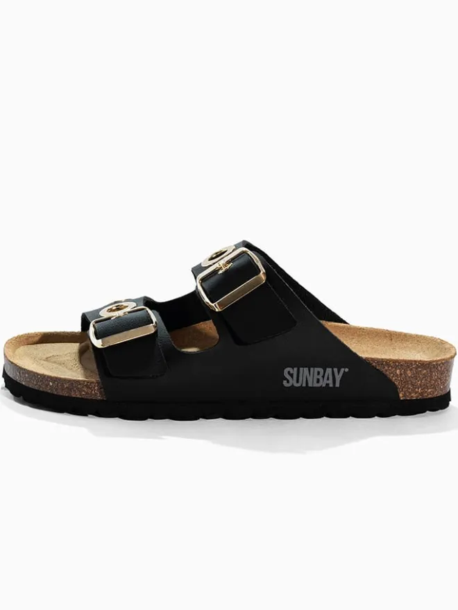 Pantoletten "Jane" in Schwarz>Sunbay Outlet