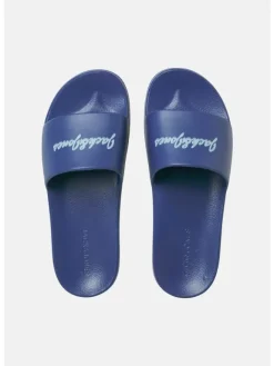 Jack & Jones Hausschuhe|Sandalen & Pantoletten^Pantoletten 'Jerry' in blau